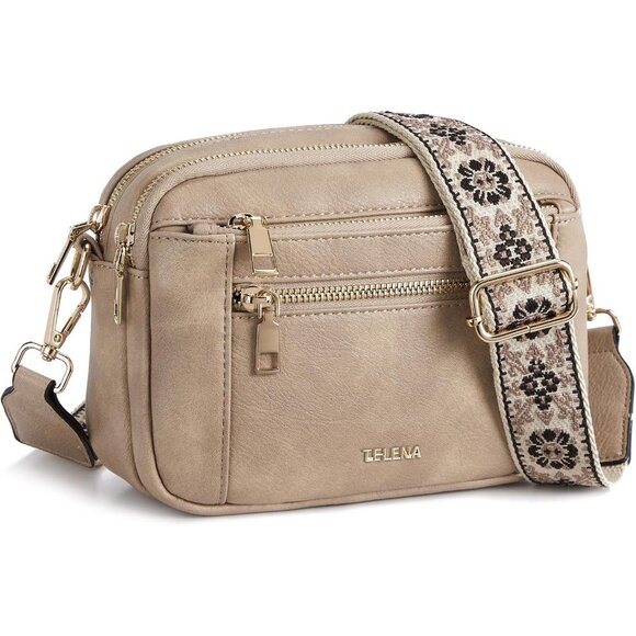 Crossbody Purse for Women Trendy Vegan Leather - Picture 1 of 7